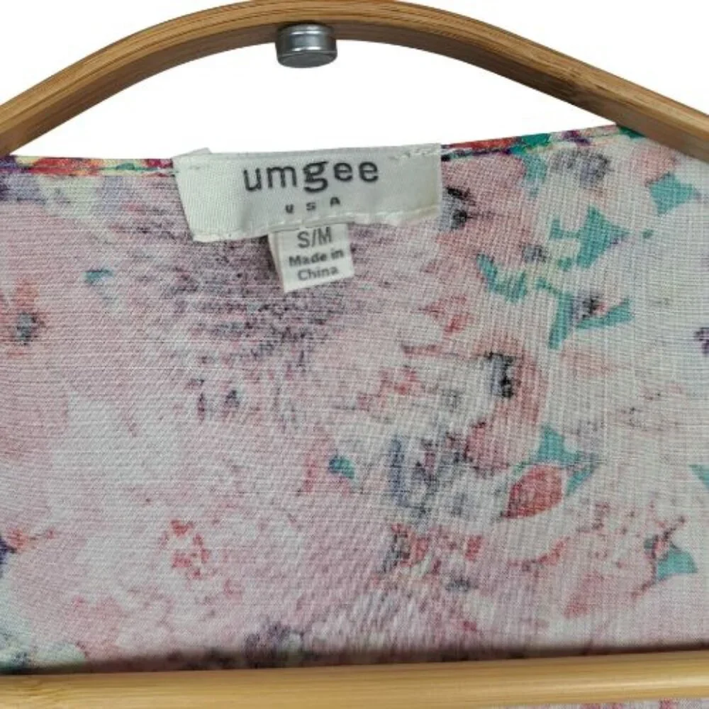 Umgee Multi Colored Floral Kimono - Picture 5 of 7